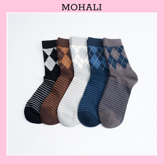 Tất cổ cao nam nữ vớ quả trám văn phòng cao cấp mang giày tây cotton kháng khuẩn thời trang giá rẻ MOHALI VC062