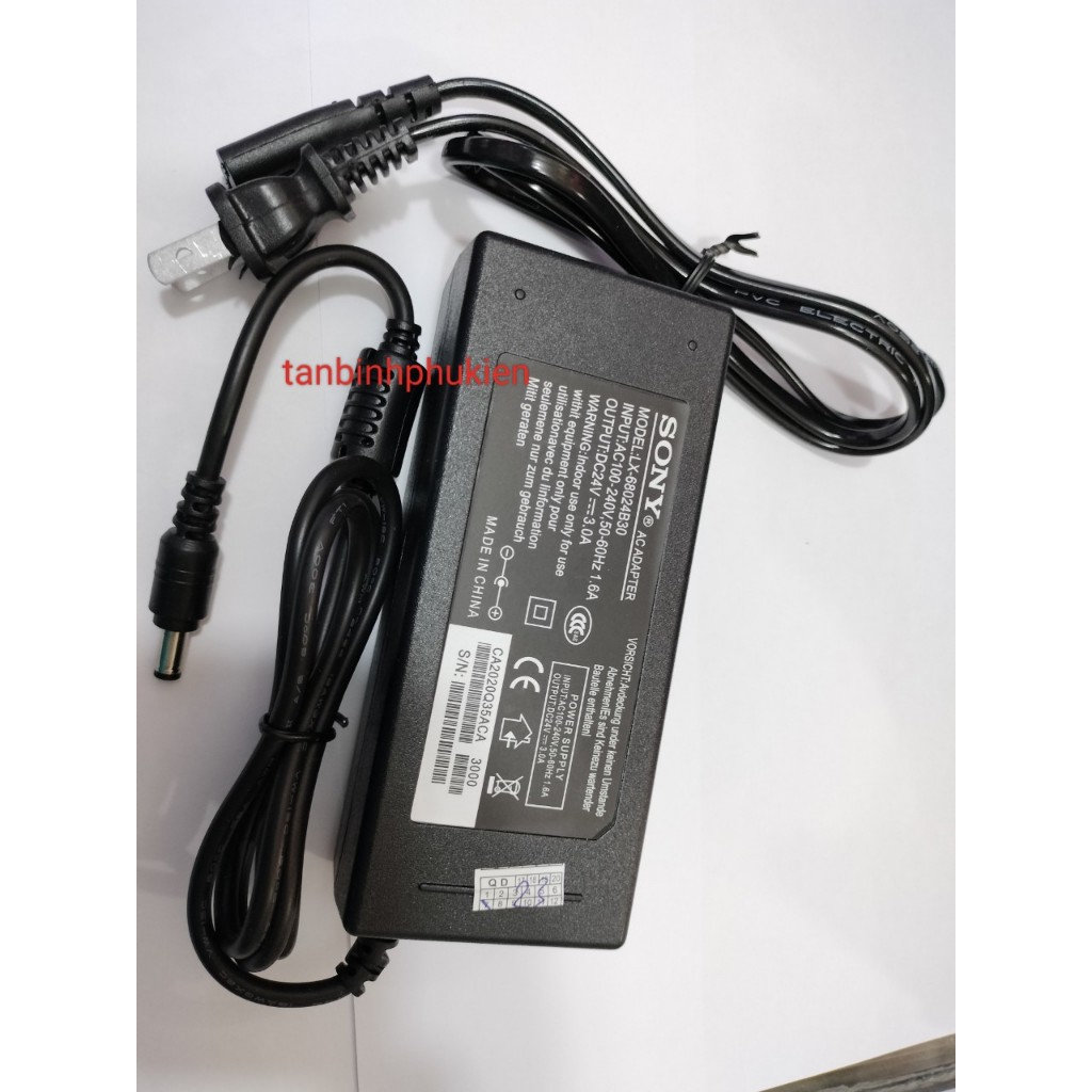 Adaptor 24V - 3A đầu tròn 5.5ly