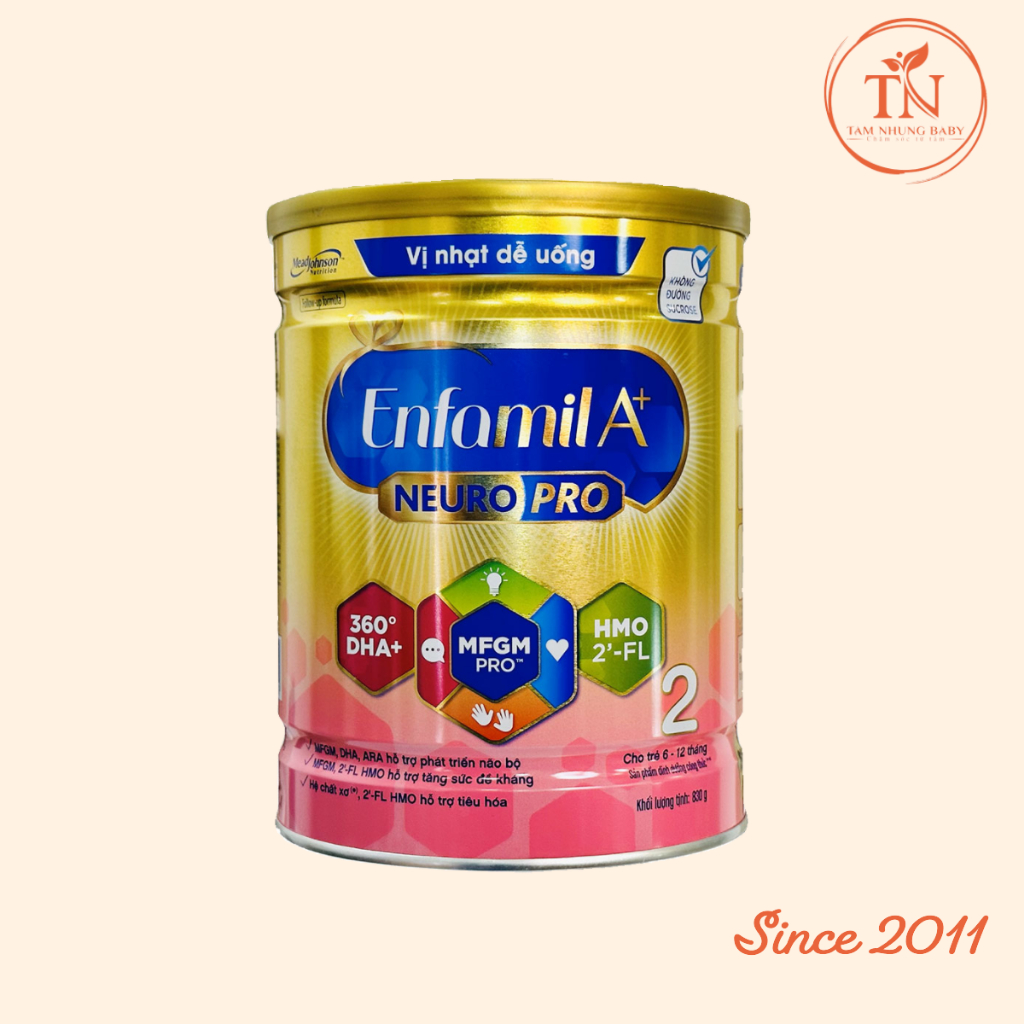 Sữa công thức Enfamil A+ lon 830g