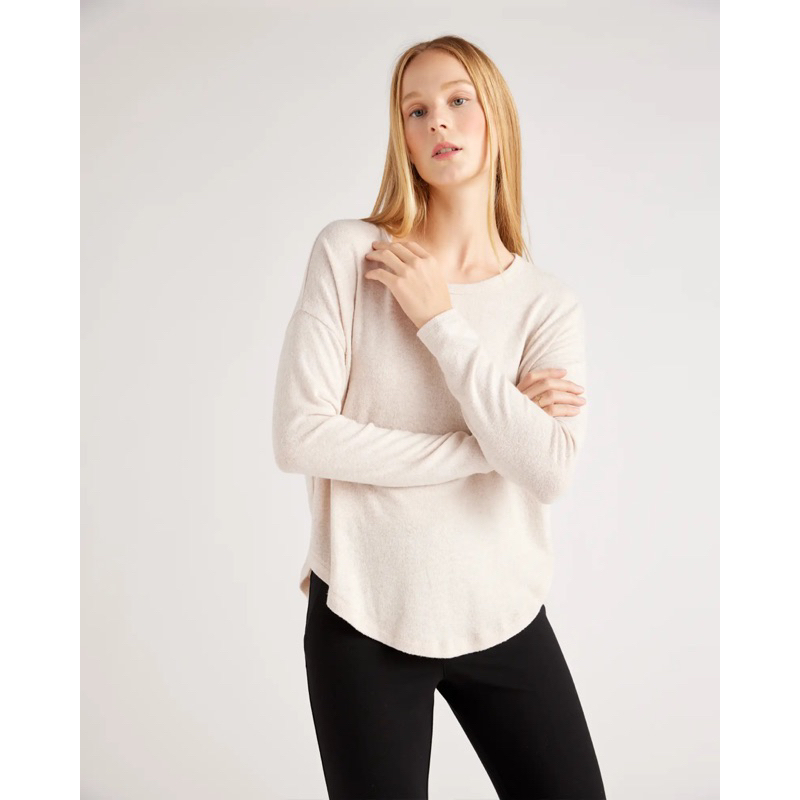 Áo sweater nữ dệt kim Qu1nce vnxk.