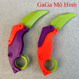 Mô hình csgo karambit bằng nhựa abs chơi cực mượt - gagamohinh
