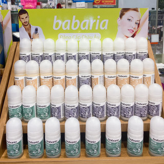 Lăn nách khử mùi Babaria Deo Roll On 50ml - nhập khẩu Tây Ban Nha