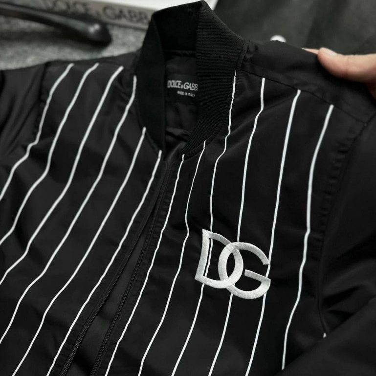 Áo Khoác Bomber Dê Gờ Thêu Phối Mặt Trước Siêu Chất - Áo Bomber Gió Khoác Dê Gờ Siêu Chất