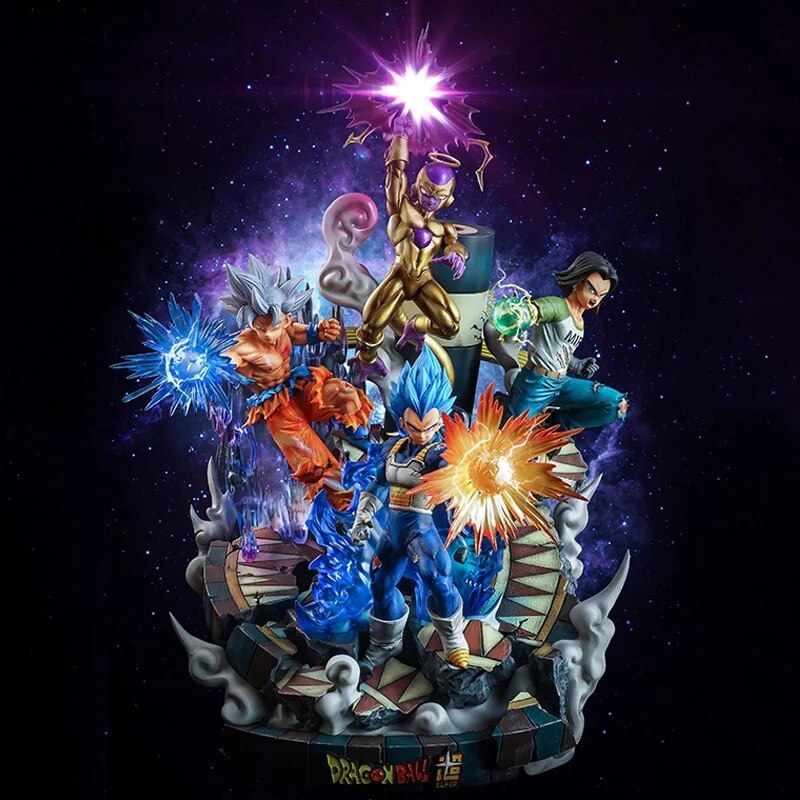 MH101 - Mô Hình Cao Cấp Son Goku Vegeta Frieza Android 17 Cao 52cm - Mô Hình SonGoku Và Các Chiến Binh Vũ Trụ Số 7 A1