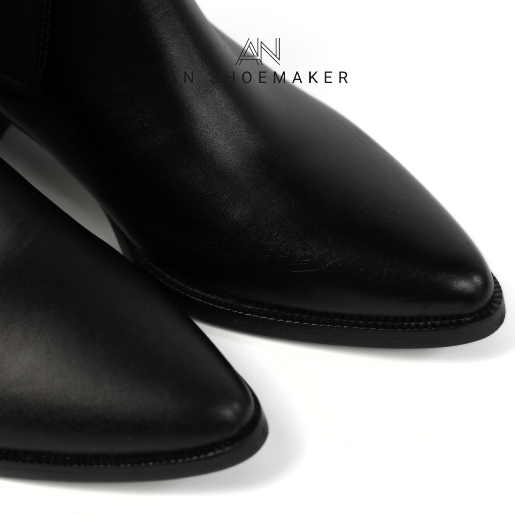 Giày Chelsea boots nam AN SHOEMAKER giày da cao cấp da bò nhập khẩu handmade chính hãng bảo hành chọn đời AN09