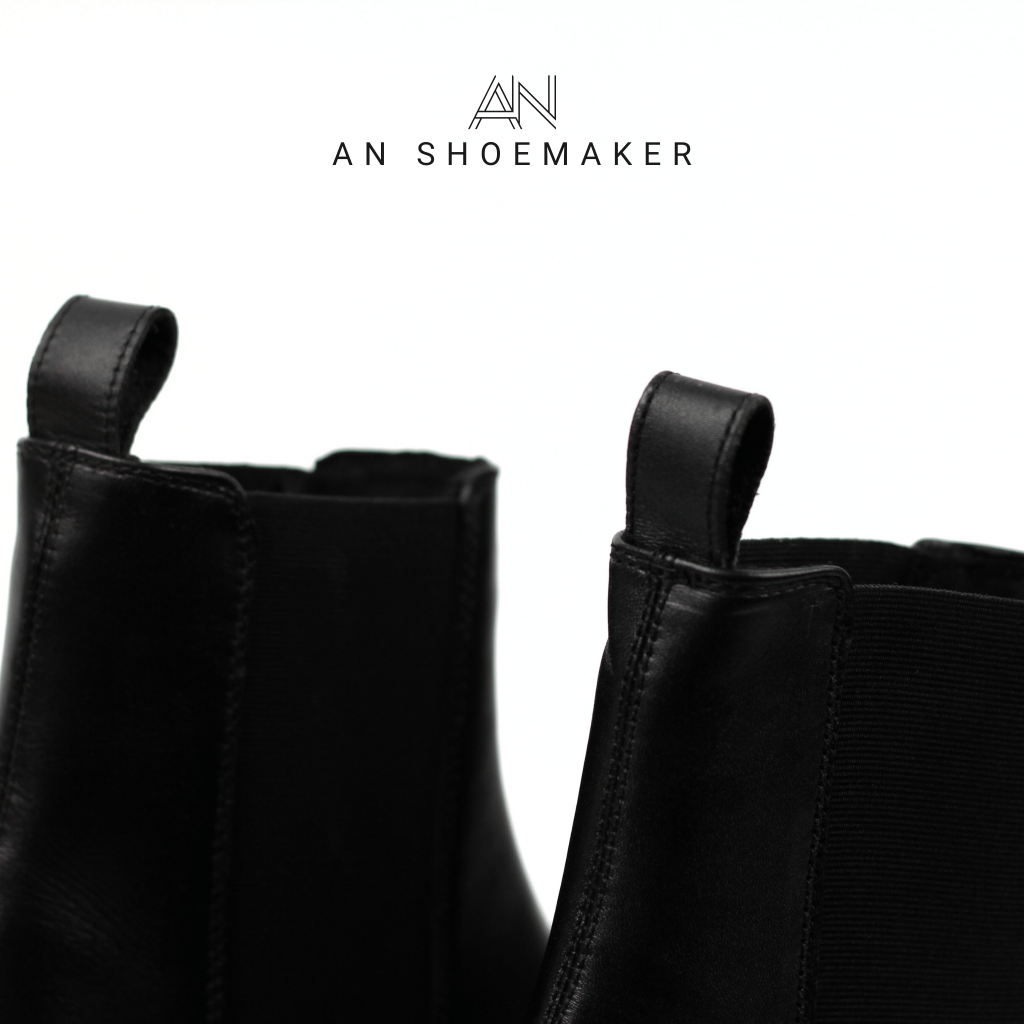 Giày Chelsea boots nam AN SHOEMAKER giày da cao cấp da bò nhập khẩu handmade chính hãng bảo hành chọn đời AN09