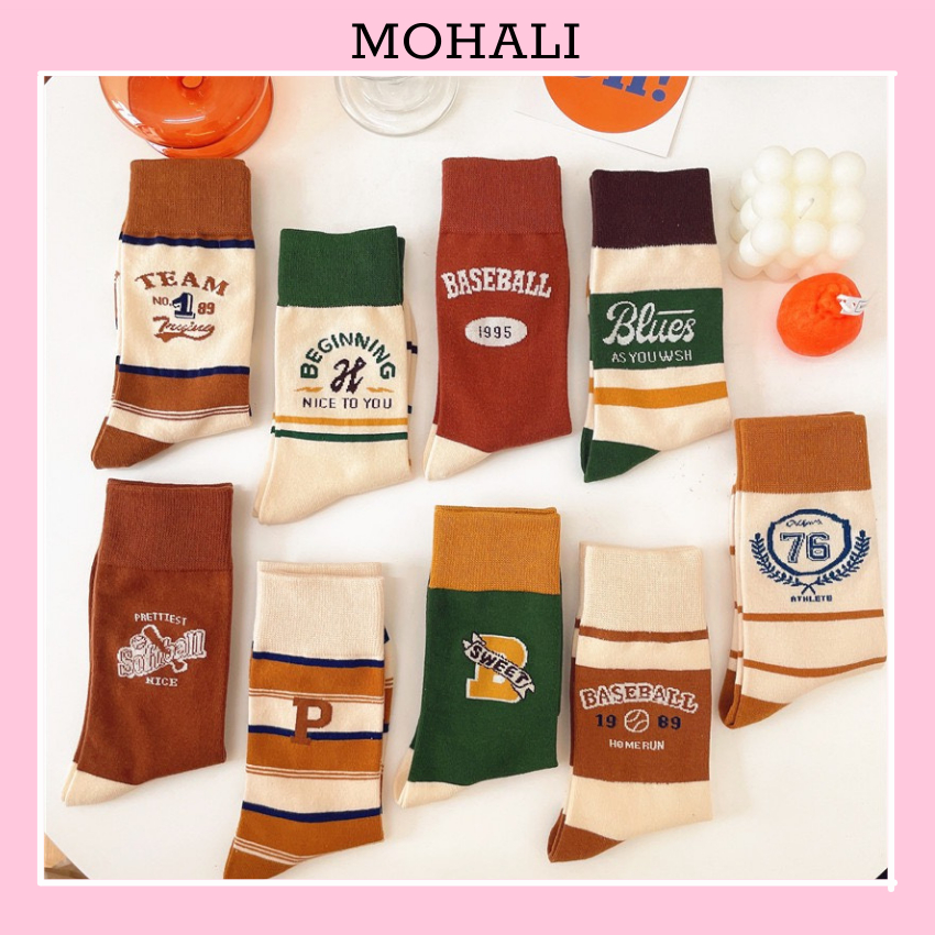 Tất cổ cao nam nữ tất bóng rổ unisex cotton cao cấp thời trang hàn quốc đẹp giá rẻ MRSOCKS VC130