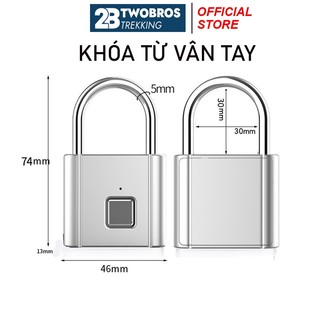 Khoá Từ Vân Tay Cao Cấp, Khóa Vân Tay, Khoá Vali nhỏ gọn - Chắc chắn an toàn khi đi du lịch
