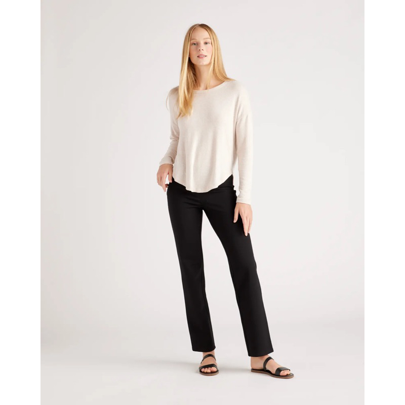 Áo sweater nữ dệt kim Qu1nce vnxk.