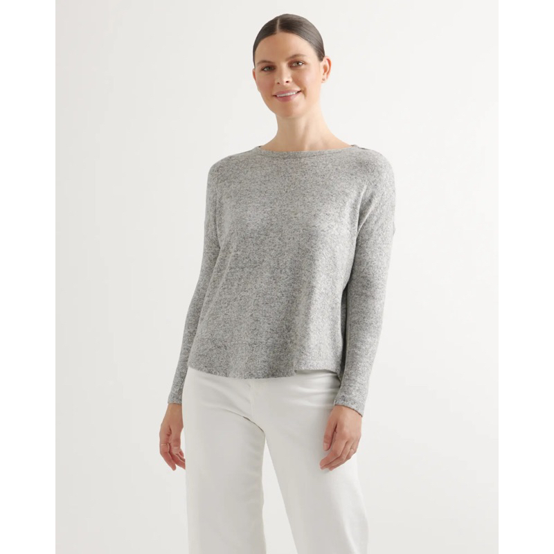 Áo sweater nữ dệt kim Qu1nce vnxk.