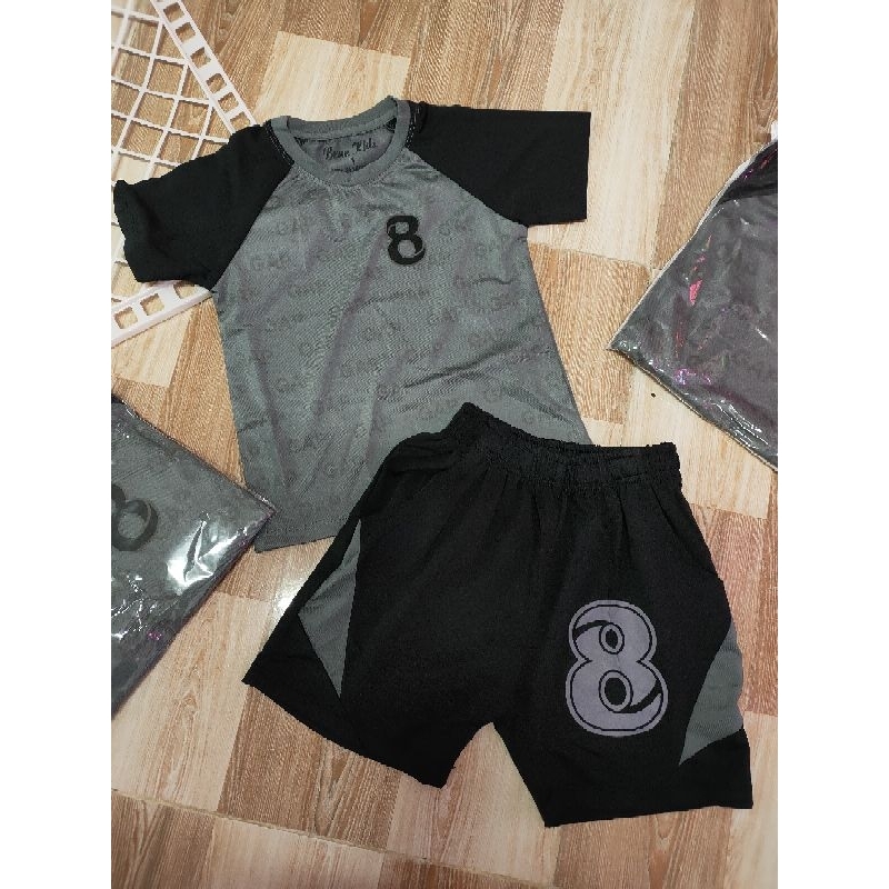 Bộ tay ngắn quần short thun thể thao xịn hàng shop size nhí(dưới 22kg)