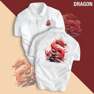 Áo thun POLO TẾT 2024 nam nữ DRAGON thiết kế cực chất, cá tính, hình in sắc nét nổi bật