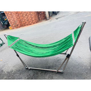 Võng xếp inox DUY PHƯƠNG khung phi 32