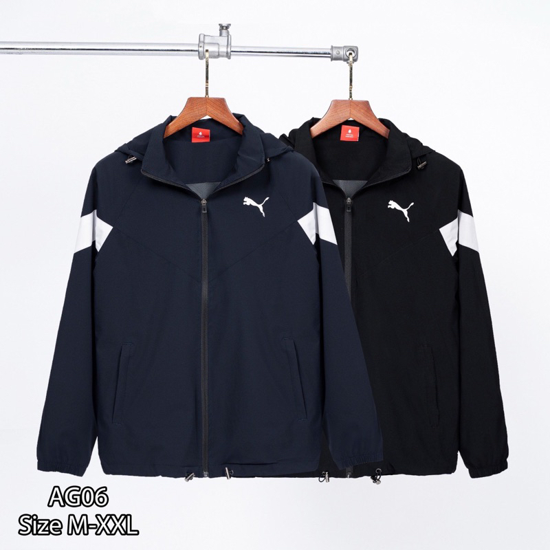 Áo khoác gió có mũ 2 lớp nhiều mẫu AKG2K1