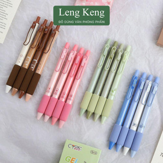  Set 4 bút bi mực gel B88 ngòi 0.5mm Leng Keng Văn Phòng Phẩm 
