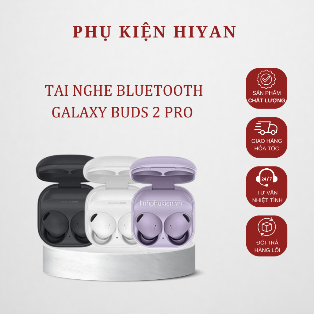 Tai Nghe Bluetooth Galaxy Buds 2 Pro Công Nghệ Mới Chống Thấm Nước Âm Thanh Tuyệt Vời | HIYAN