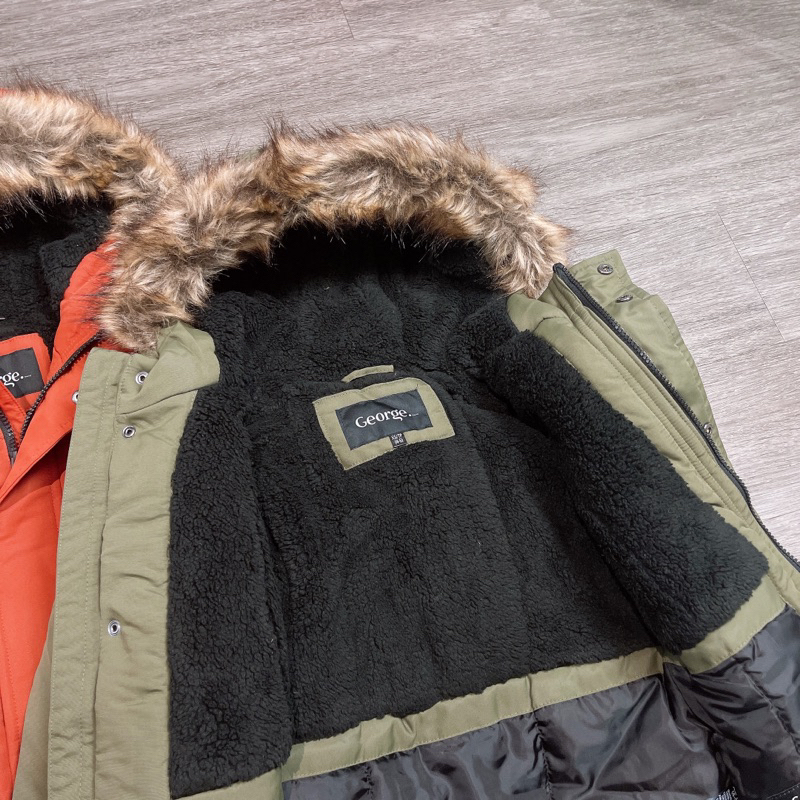 Áo parka lót lông cừu George