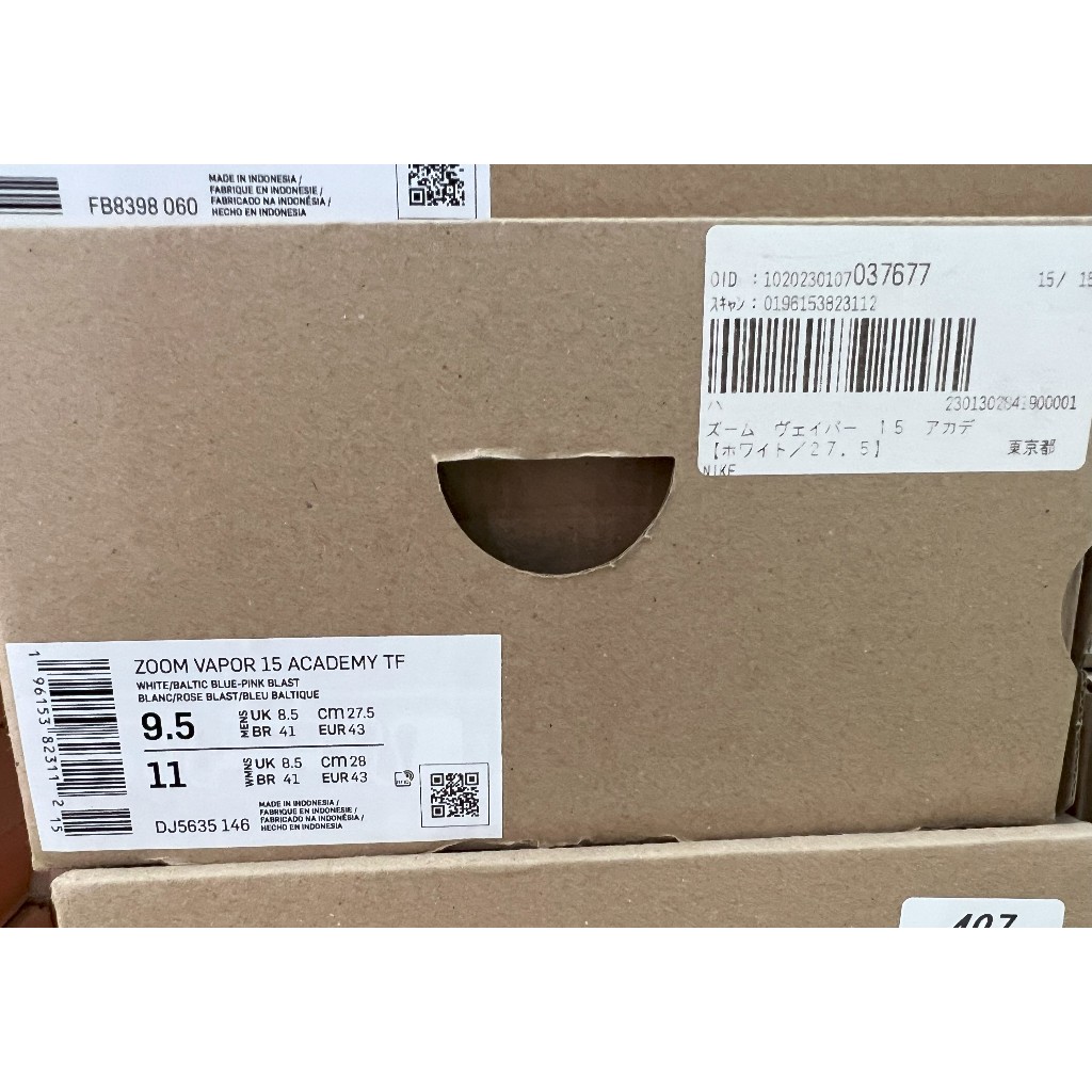 Giày Đá Bóng NIKE ZOOM MERCURIAL VAPOR 15 ACADEMY TF - DJ5635-146 - Giày Đá Banh Sân Cỏ Nhân Tạo Chính Hãng