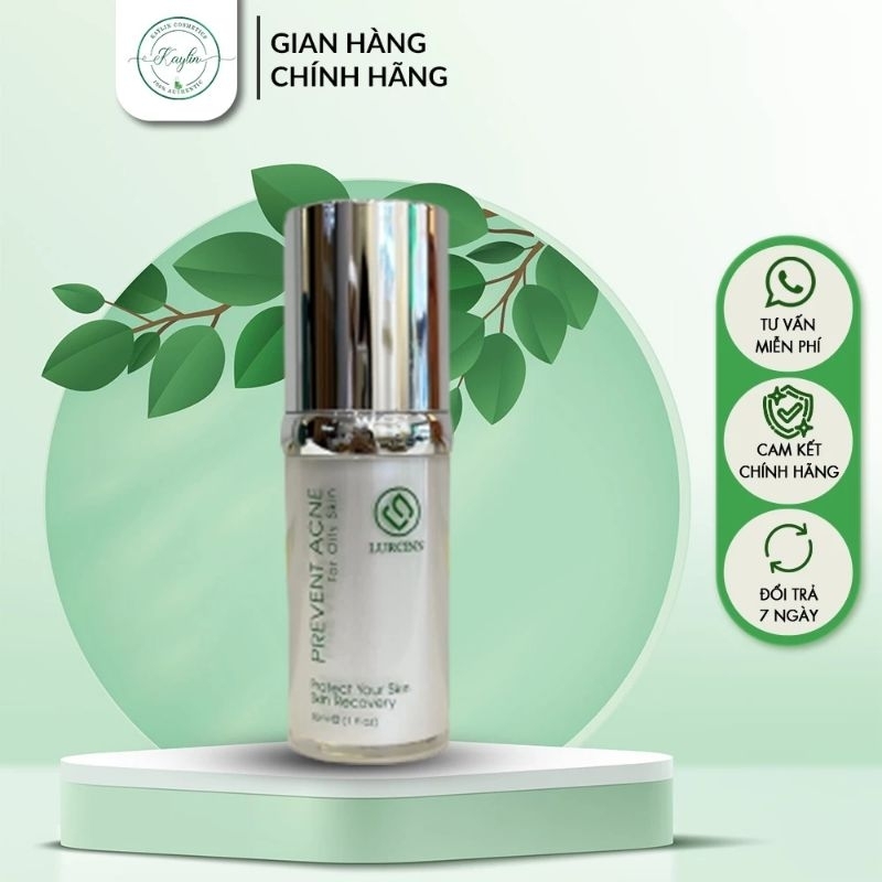 Serum Ngăn Ngừa Hình Thành Mụn Lurcinn Prevent Acne For Oily Skin