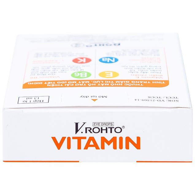 Nhỏ mắt V.Rohto bổ sung vitamin cho mắt