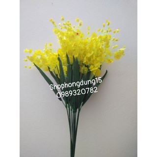 Cành lan vũ nữ giả dài 65cm, 3 nhánh