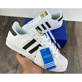 Giày thể thao Superstar sò tem vàng nam nữ