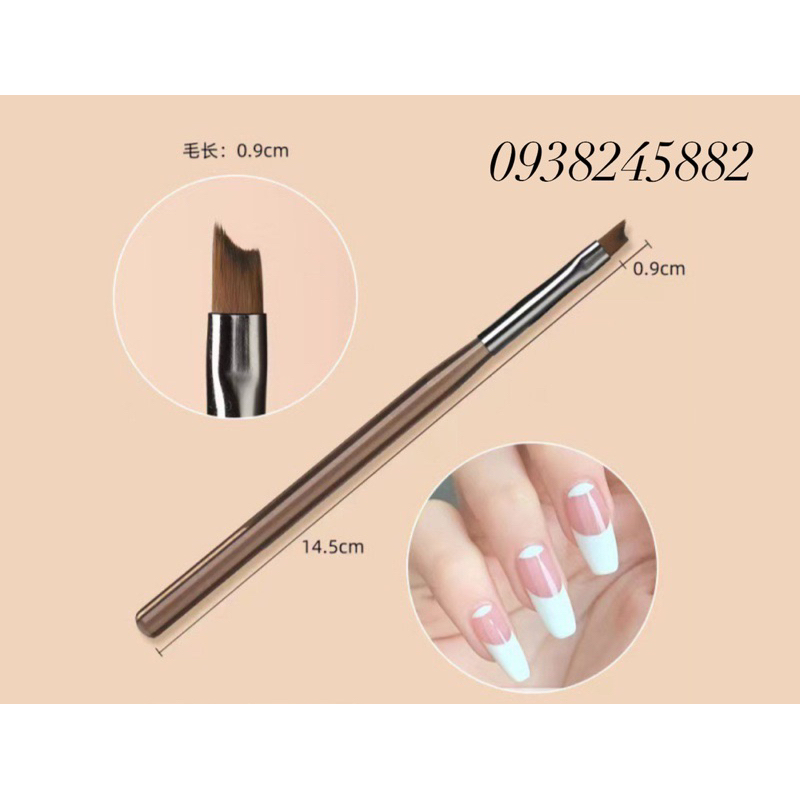 Bộ 9 cây cọ nail cơ bản vẽ móng