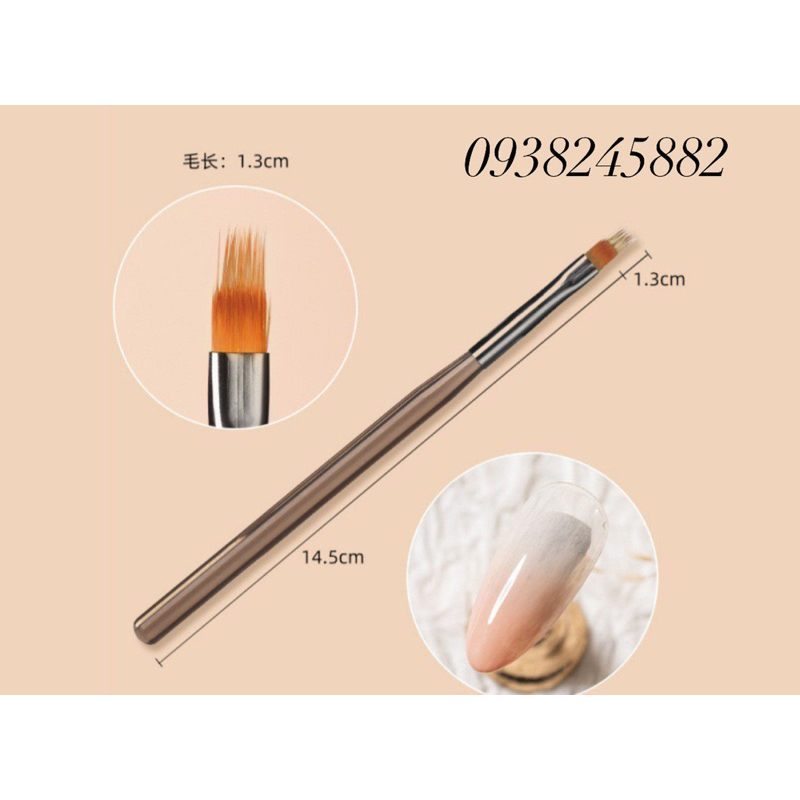 Bộ 9 cây cọ nail cơ bản vẽ móng