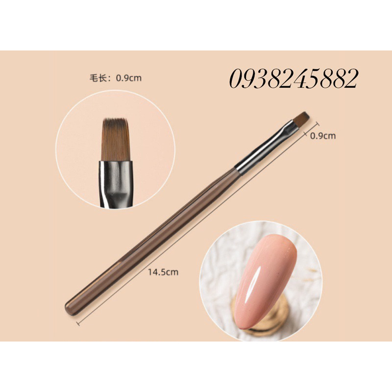 Bộ 9 cây cọ nail cơ bản vẽ móng