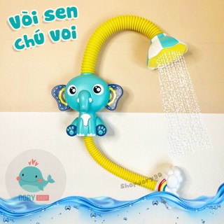 Vòi sen chú voi phun nước tự động, vòi sen đồ chơi tắm cho bé, đồ chơi nhà tắm