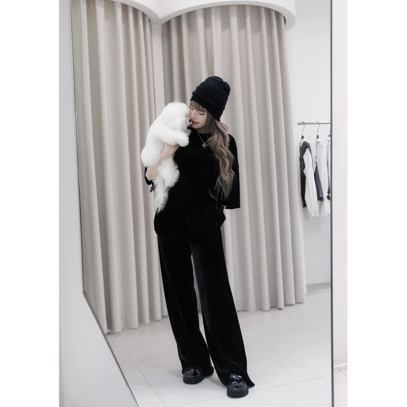 Set Phông Nhung Mix Quần MPB