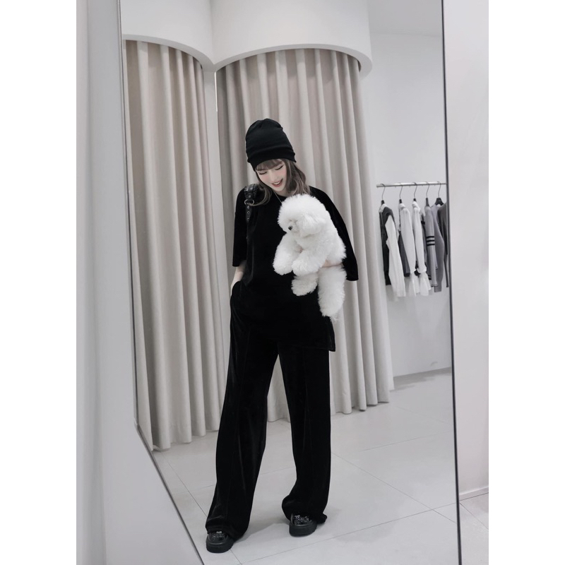 Set Phông Nhung Mix Quần MPB