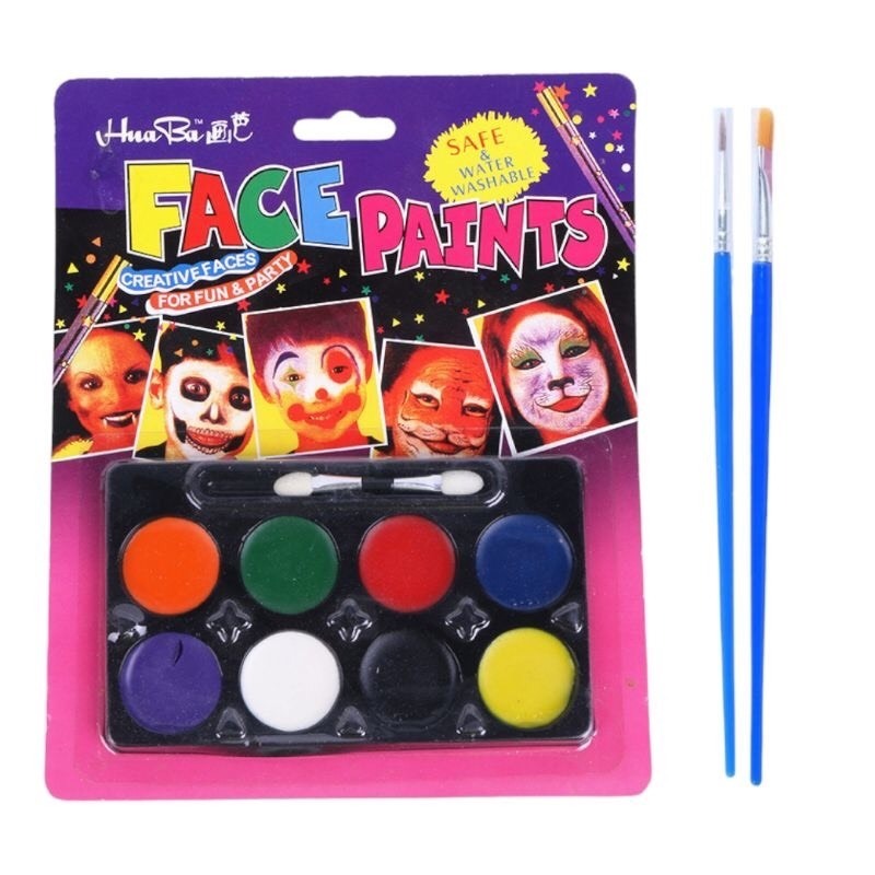 Màu vẽ mặt body hóa trang halloween an toàn không độc hại