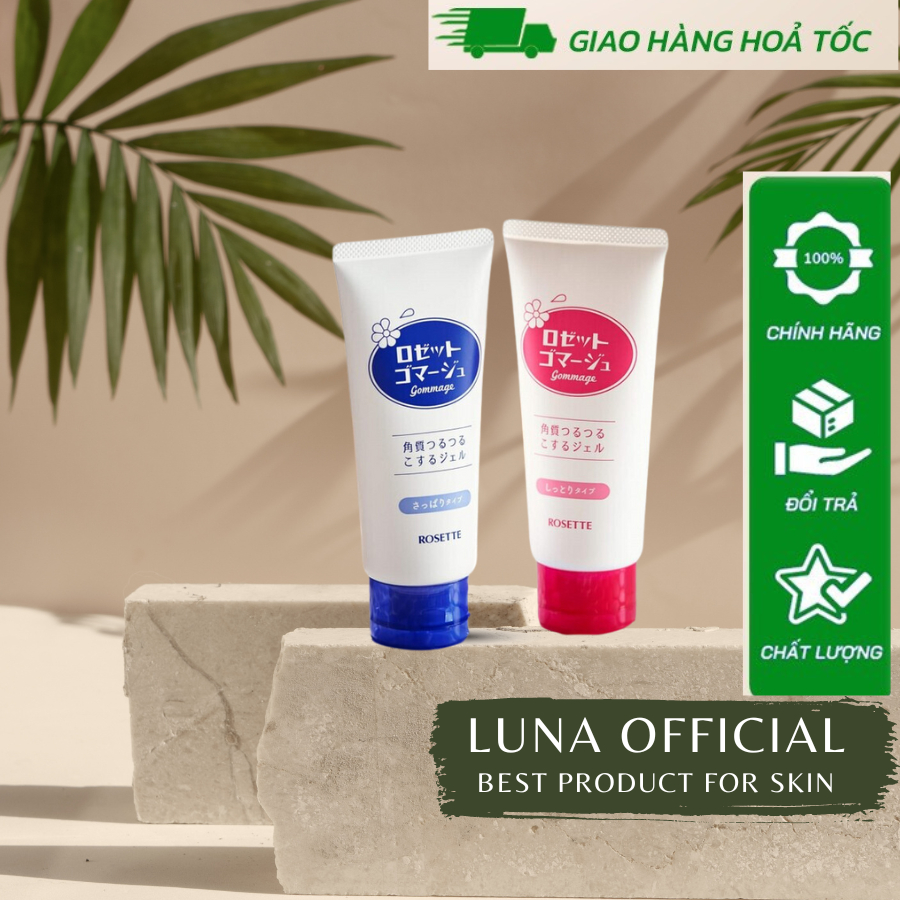 (No.1 Cosme) Gel tẩy tế bào chết Rosette Peeling Gel Nhật Bản
