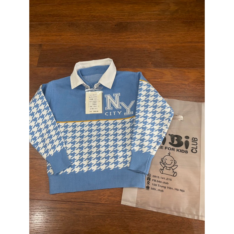 Áo len quảng châu bé trai sz17-28kg