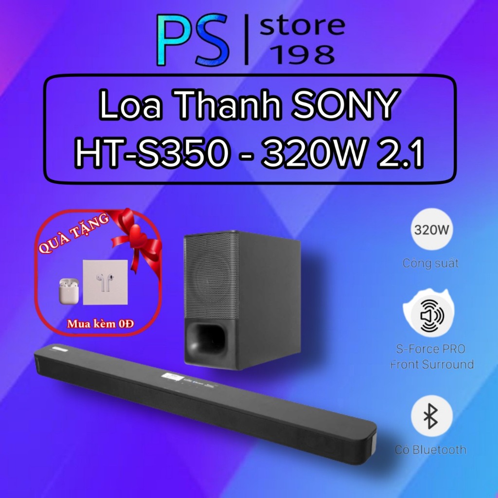 Loa thanh soundbar Sony 2.1 HT-S350 320W