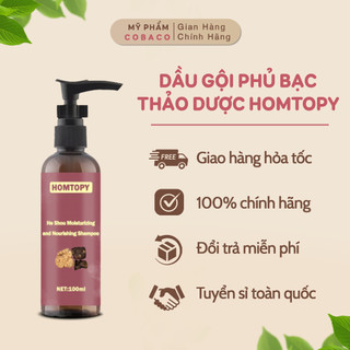Dầu Gội Phủ Bạc Thảo Dược Homtopy