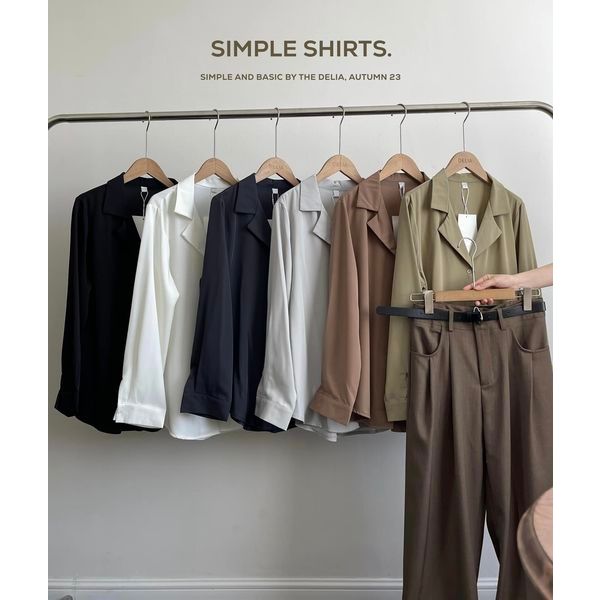 806 SƠ MI CỔ VEST CHẤT LỤA