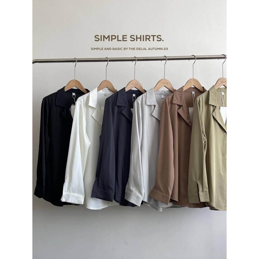 806 SƠ MI CỔ VEST CHẤT LỤA