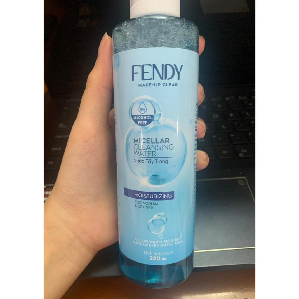 NƯỚC HOA HỒNG và TẨY TRANG FENDY 220ML GIÚP GIỮ ẨM,LÀM SẠCH DA,SE KHÍT LỖ CHÂN LÔNG