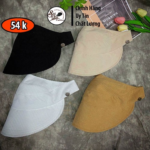 Nón Vành rộng | Mũ Chống nắng nữa đầu Hàn Quốc có móc đeo khẩu trang dành cho Nữ