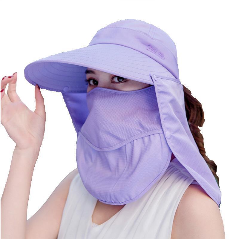 Mũ chống nắng vành rộng 3 in 1_sanhfashion