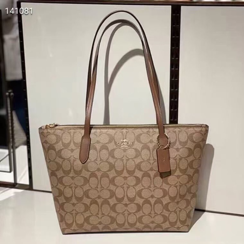 Túi coach zip tote mẫu mới