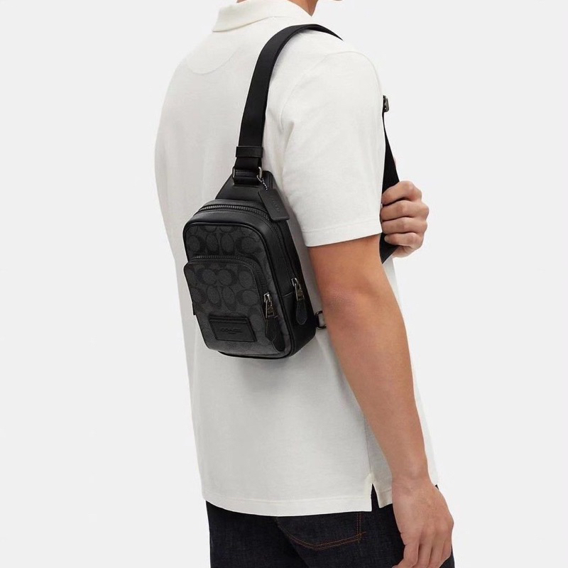 Túi coach track đeo chéo nam