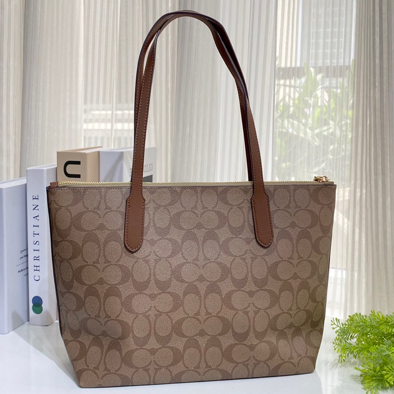 Túi coach zip tote mẫu mới