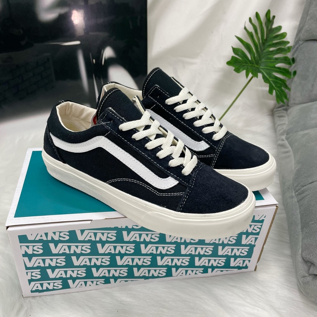 Giày Vans Old Skool đen, sneaker thể thao nam nữ Full Box