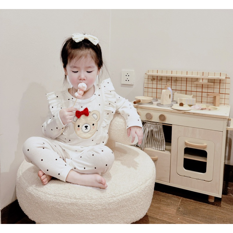 ✨MALINHKID✨CB043- Combo 2 bộ bi tăm nơ trẻ em VNXK