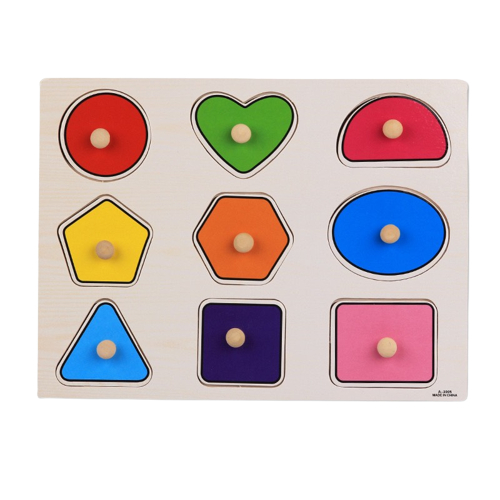 Combo 5 bảng núm gỗ ngẫu nhiên  tặng kèm hộp đựng - Đồ chơi gỗ giáo dục