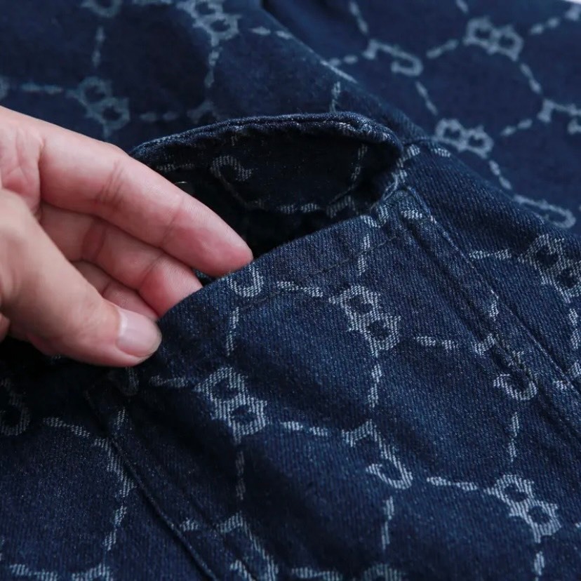 Áo khoác Jacket ZAVADO Monogram Denim