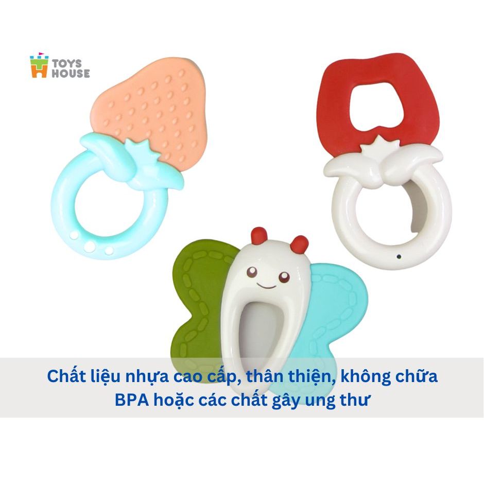 Hộp đồ chơi xúc xắc kết hợp gặm nướu 5 món cho bé Toyhouse 11532